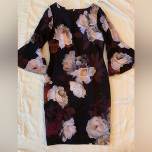 Calvin Klein Floral Sheath Dress